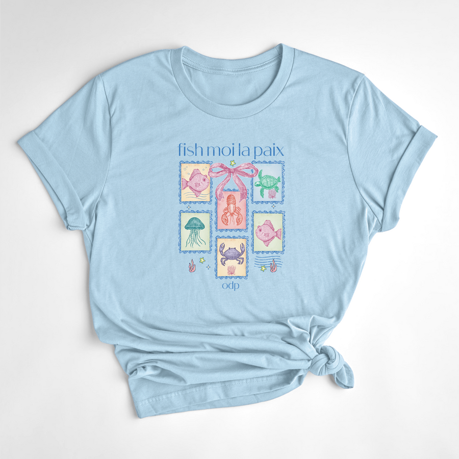 T-SHIRT FISH MOI LA PAIX