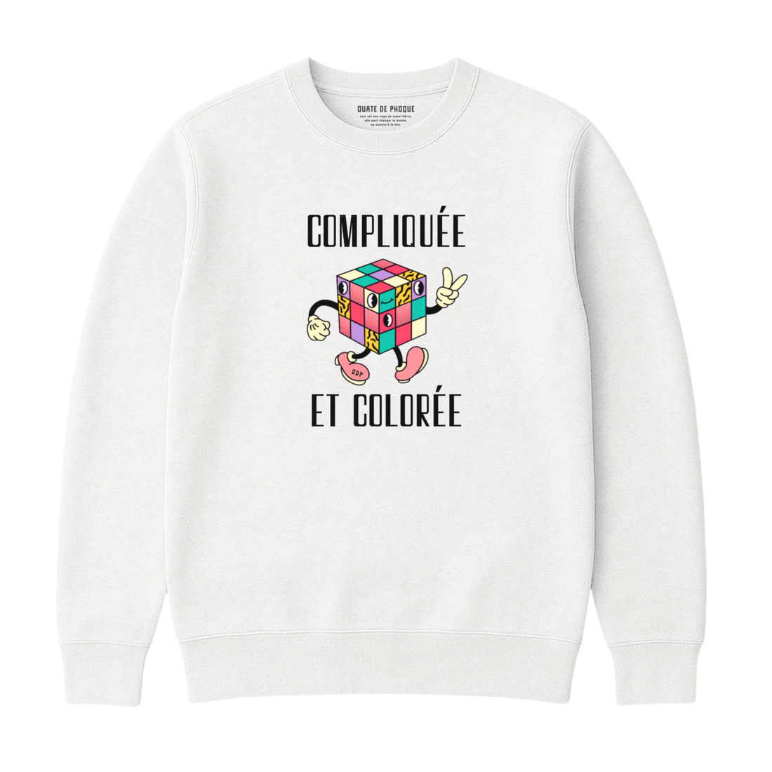 Sweatshirt Compliquée Et Colorée