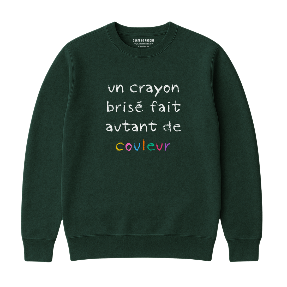 Sweatshirt Crayon Brisé