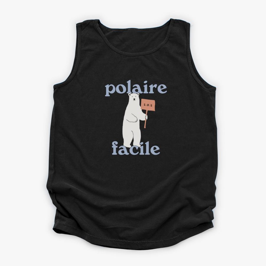 CAMISOLE POLAIRE FACILE - NOIRE