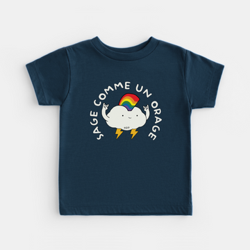 T-SHIRT SAGE COMME UN ORAGE - ENFANT