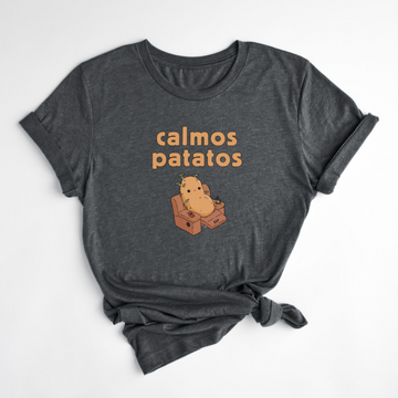 T-SHIRT CALMOS PATATOS - CORBEAU