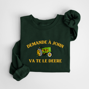 SWEATSHIRT JOHN DEERE - FORÊT