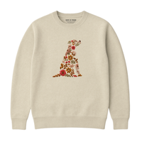 Sweatshirt Chien De Fleurs