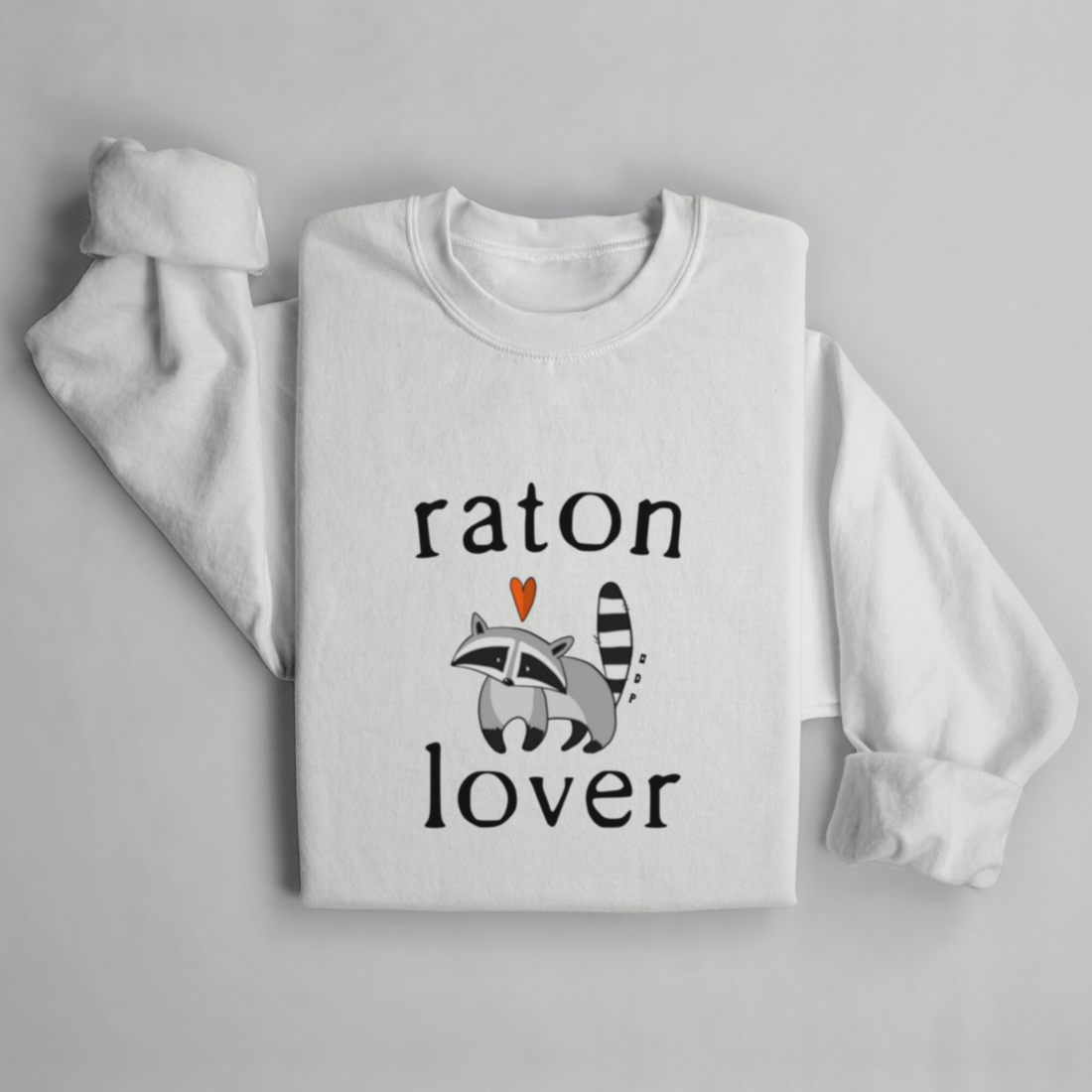 SWEATSHIRT RATON LOVER - BLANC