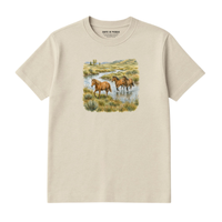 T-Shirt Chevaux Vintage