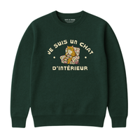 Sweatshirt Chat D'intérieur