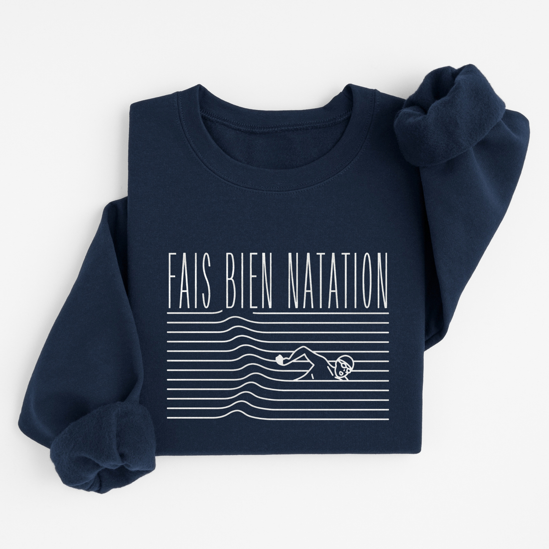 Sweatshirt Fais Bien Natation