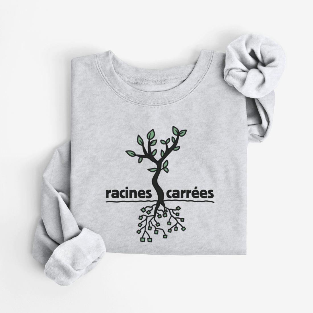SWEATSHIRT RACINES CARRÉES