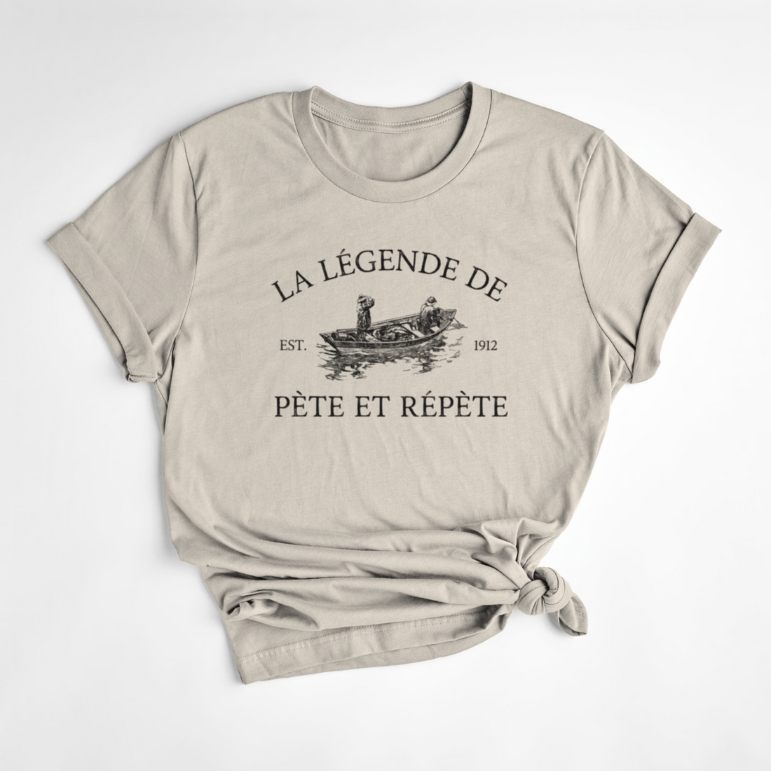 T-SHIRT PÈTE ET RÉPÈTE - LIN