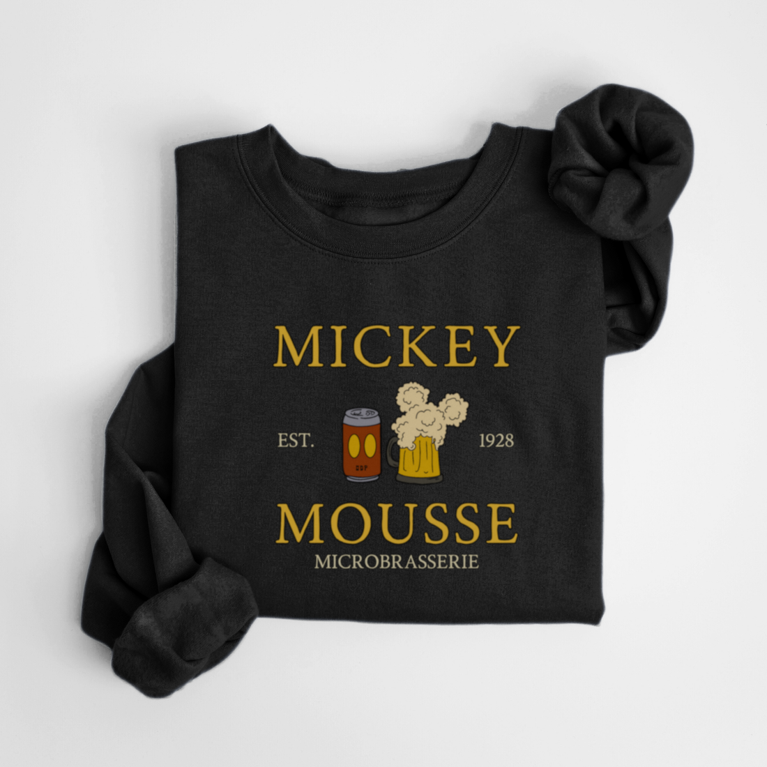 SWEATSHIRT MICKEY MOUSSE - NOIR