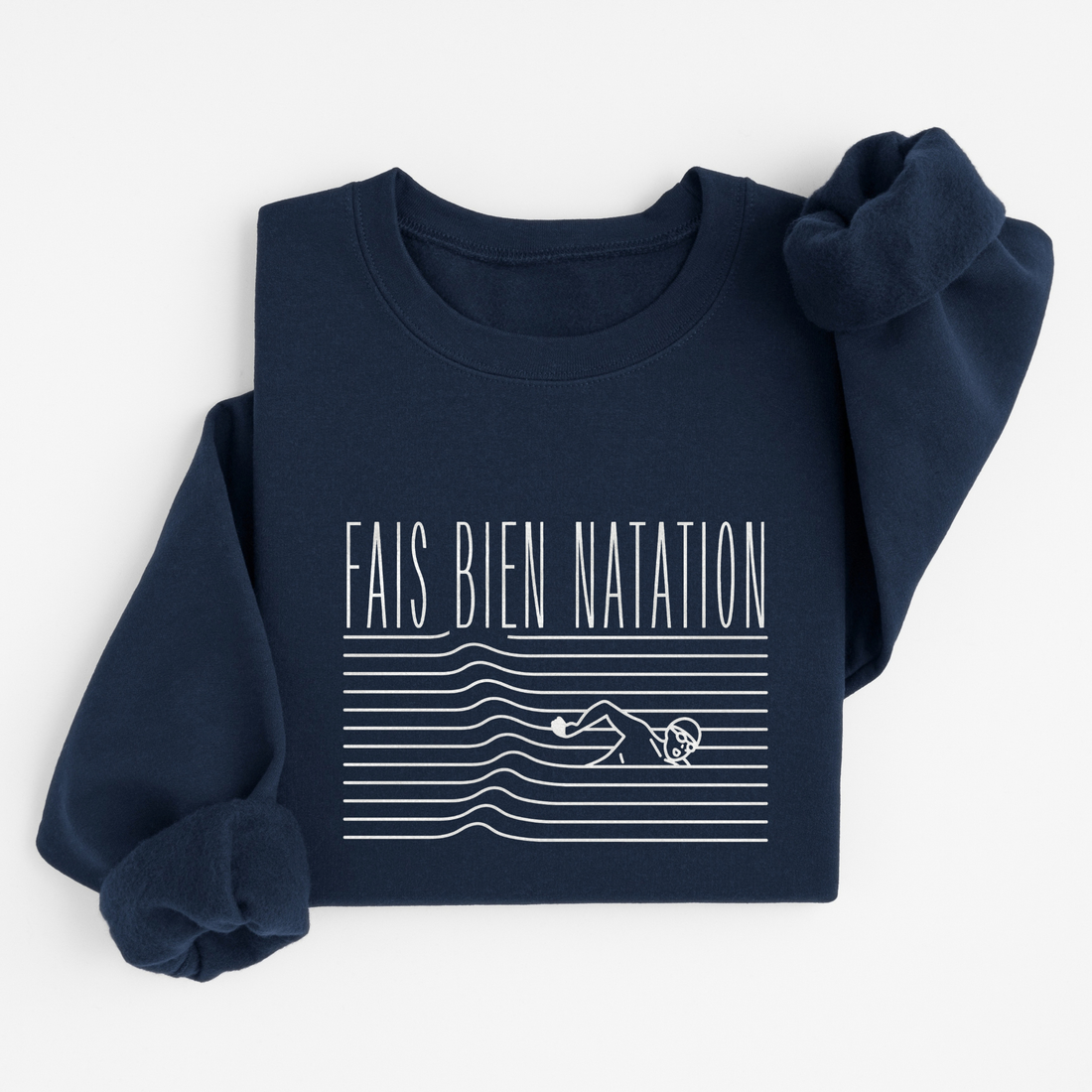 Sweatshirt Fais Bien Natation