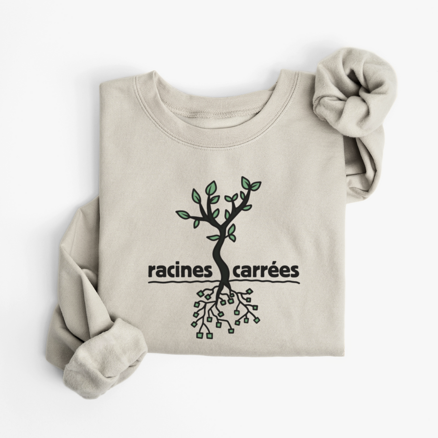 SWEATSHIRT RACINES CARRÉES