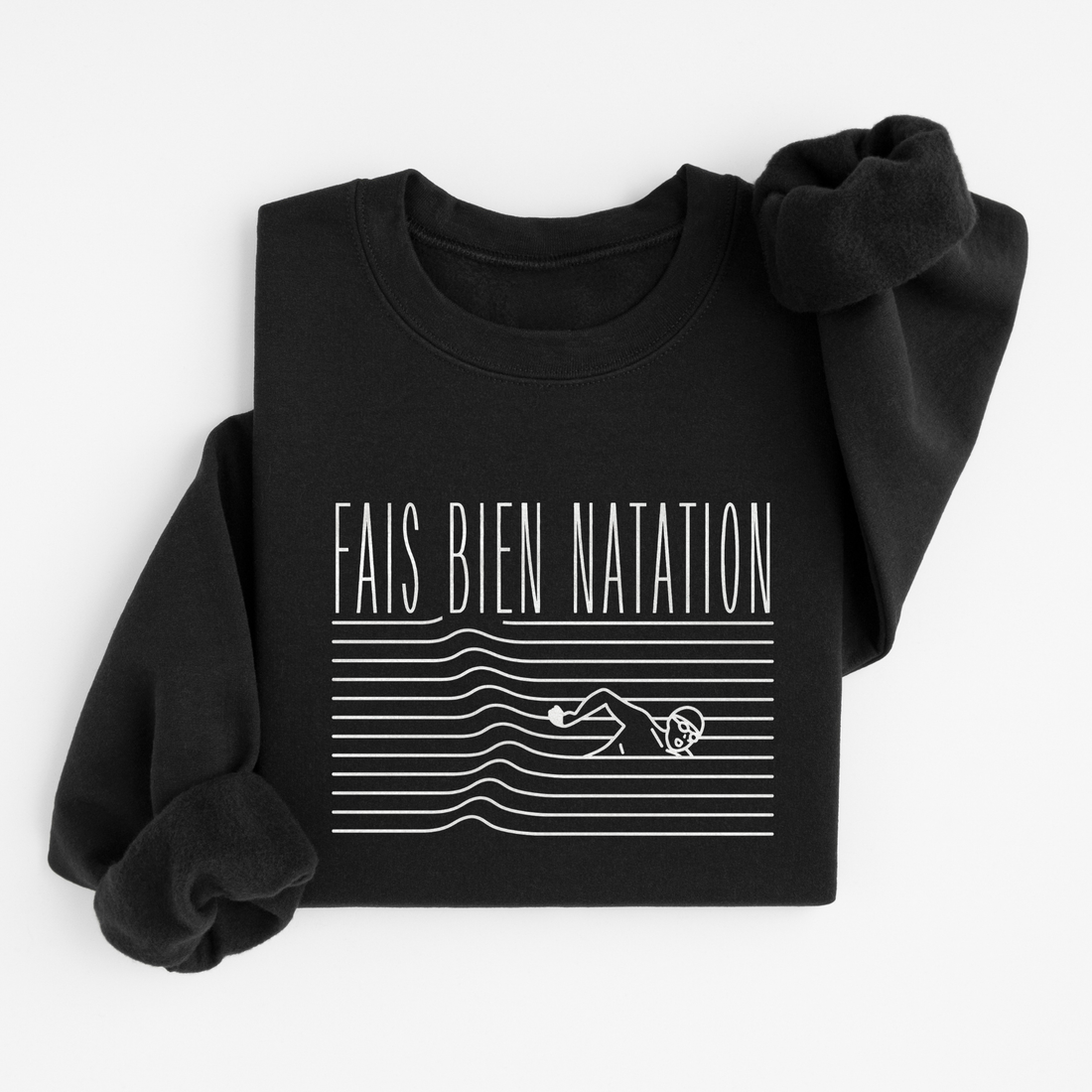 Sweatshirt Fais Bien Natation