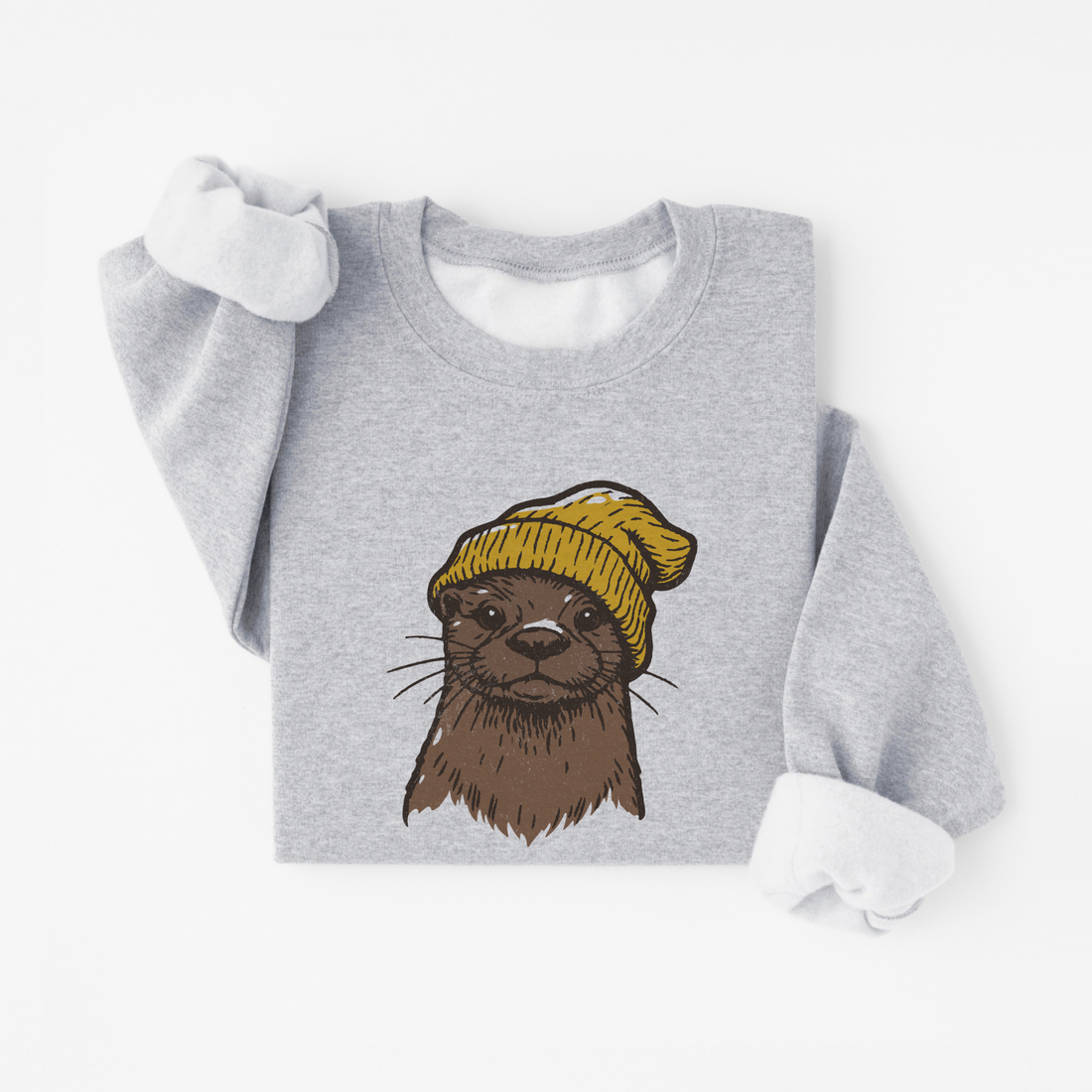 Sweatshirt Loutre Vintage - Enfant