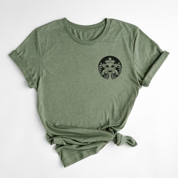 T-SHIRT YODA - OLIVE