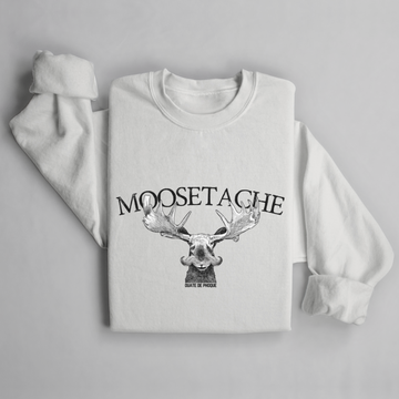 SWEATSHIRT MOOSETACHE - BLANC