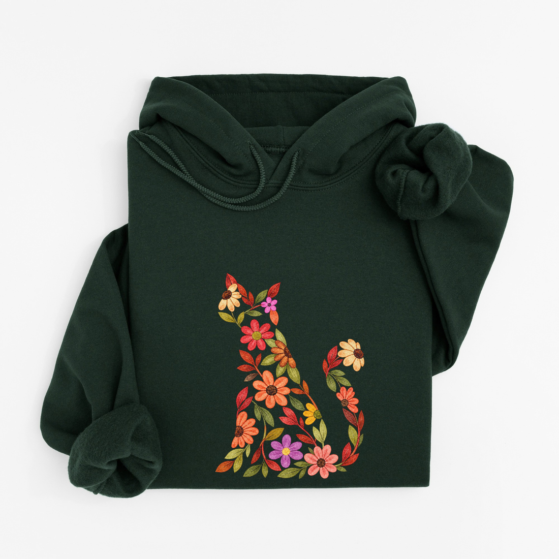 Hoodie Chat Floral