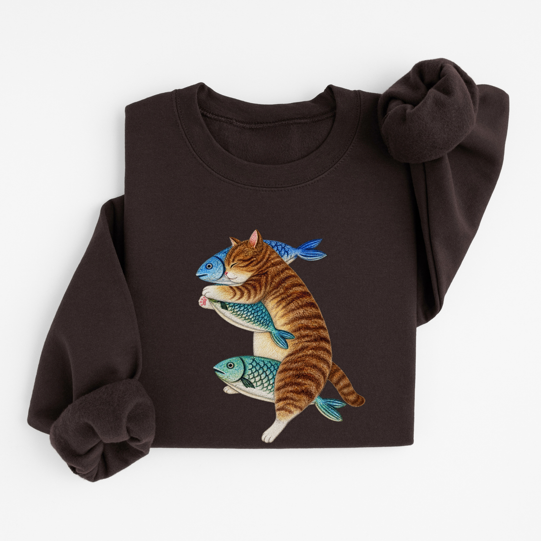 Sweatshirt Chat Poisson
