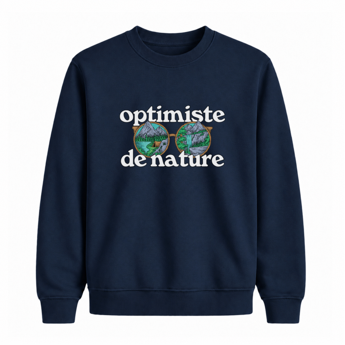 Sweatshirt Optimiste De Nature
