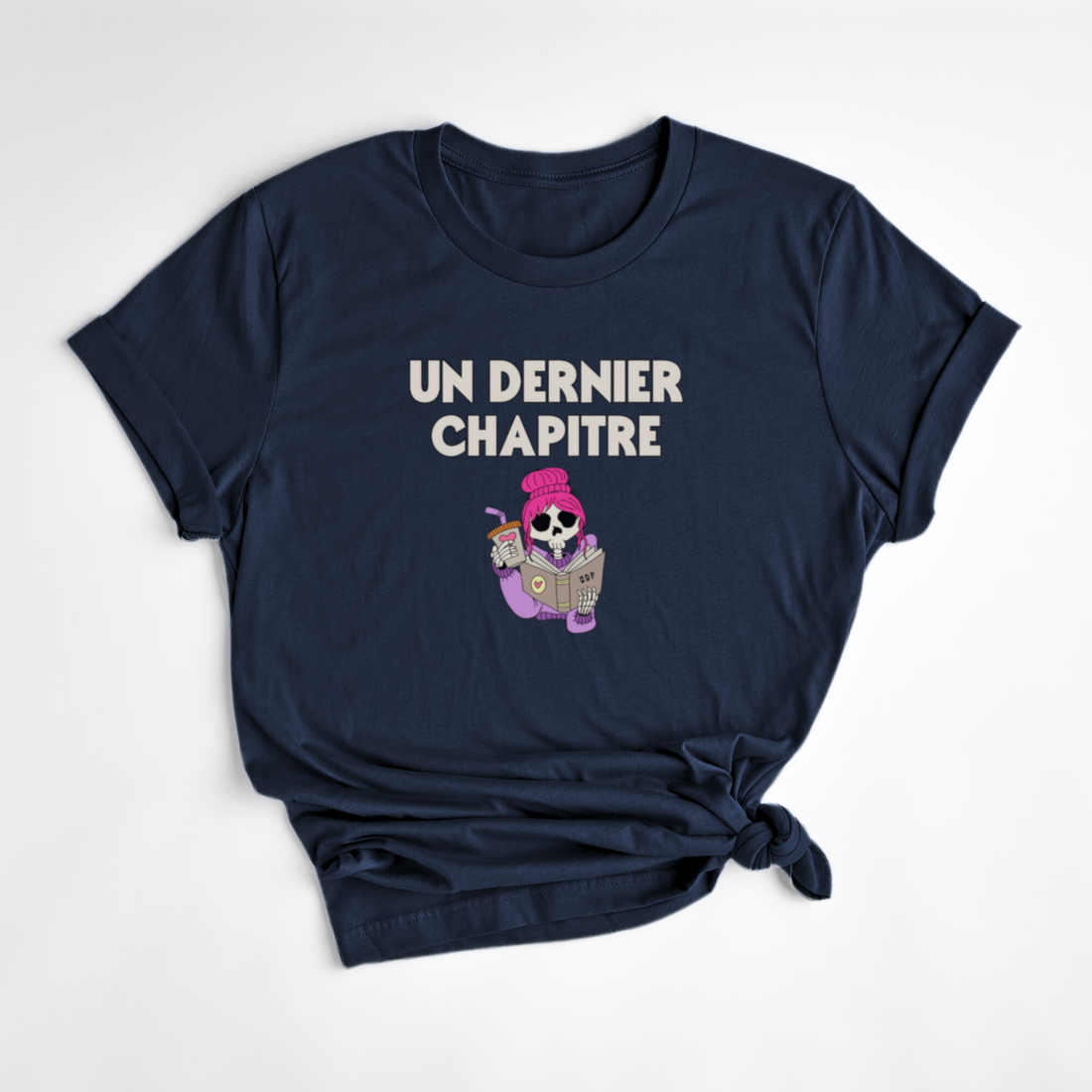 T-SHIRT DERNIER CHAPITRE - MARINE