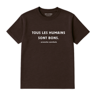 T-Shirt Proverbe Cannibale
