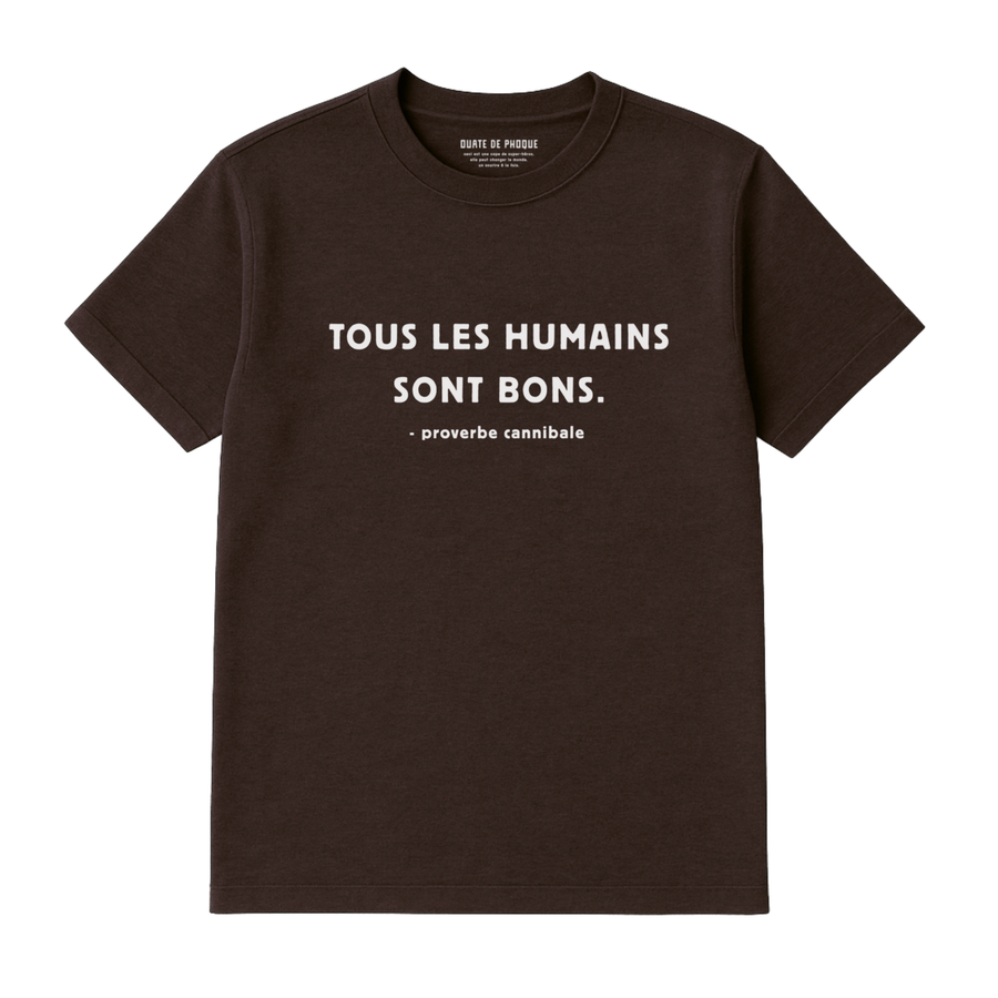 T-Shirt Proverbe Cannibale