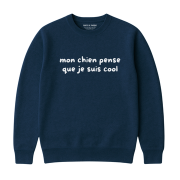 Sweatshirt Chien Cool