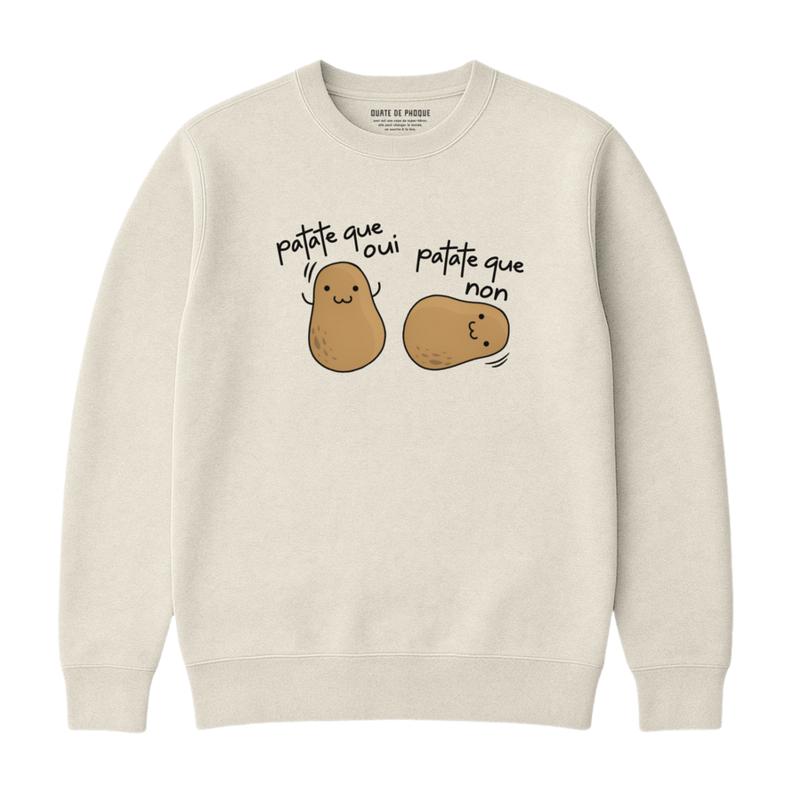 Sweatshirt Patate Que Oui