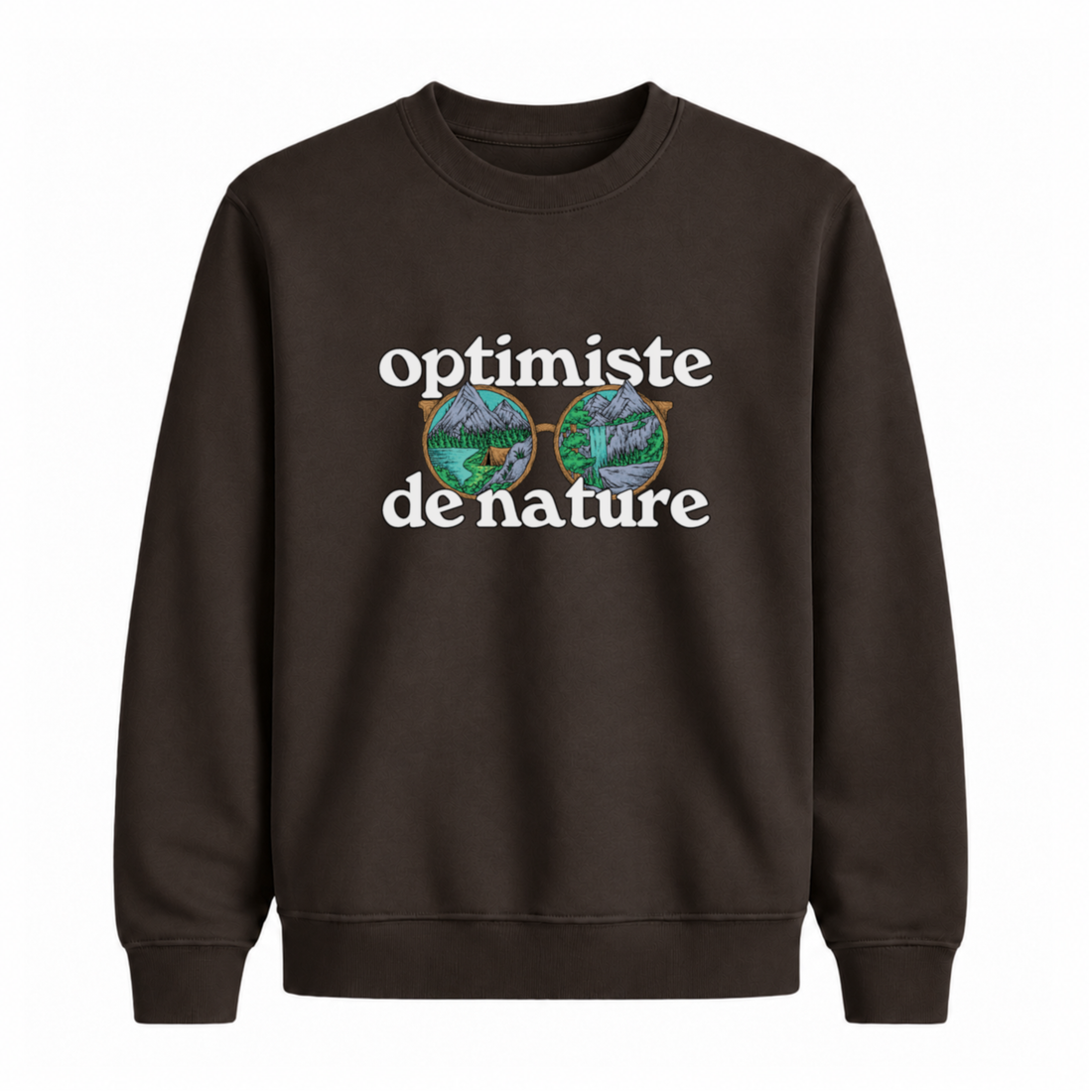 Sweatshirt Optimiste De Nature