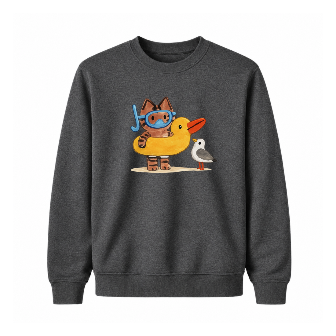 Sweatshirt Chat Baigneur - Enfant