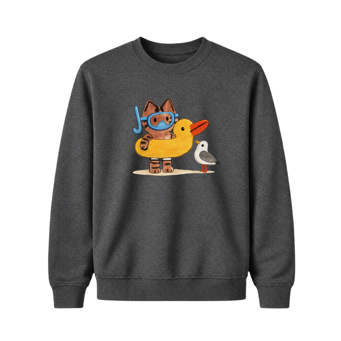 Sweatshirt Chat Baigneur - Enfant