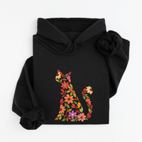 Hoodie Chat Floral