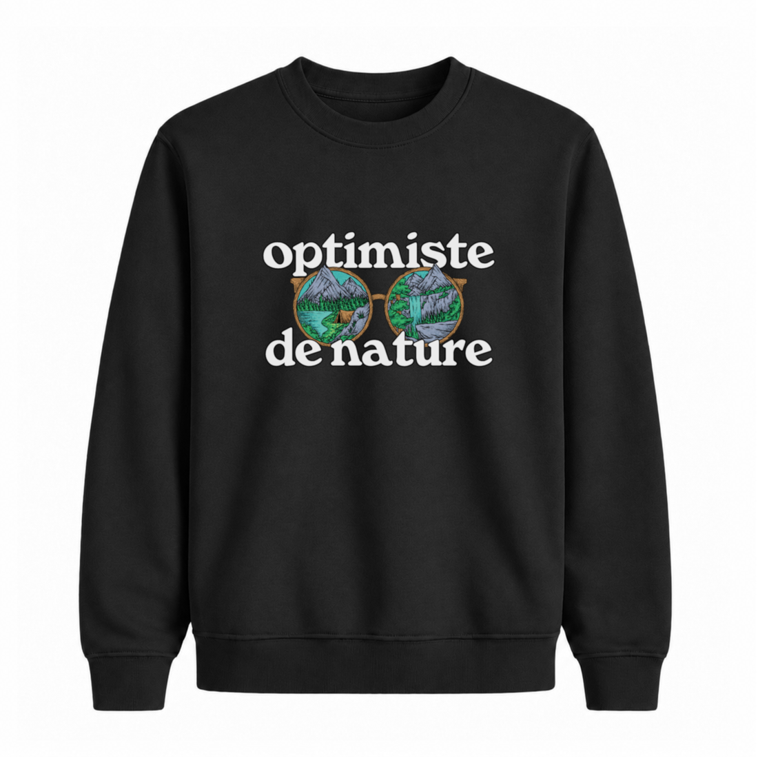 Sweatshirt Optimiste De Nature