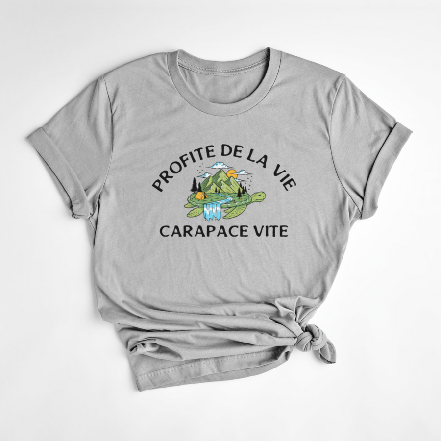 T-SHIRT CARAPACE - CIMENT