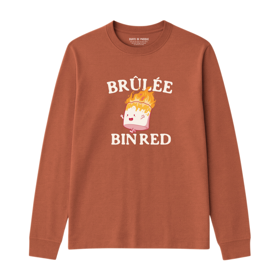 Longsleeve Brûlée Bin Red