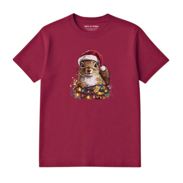 T-Shirt Écureuil Noël