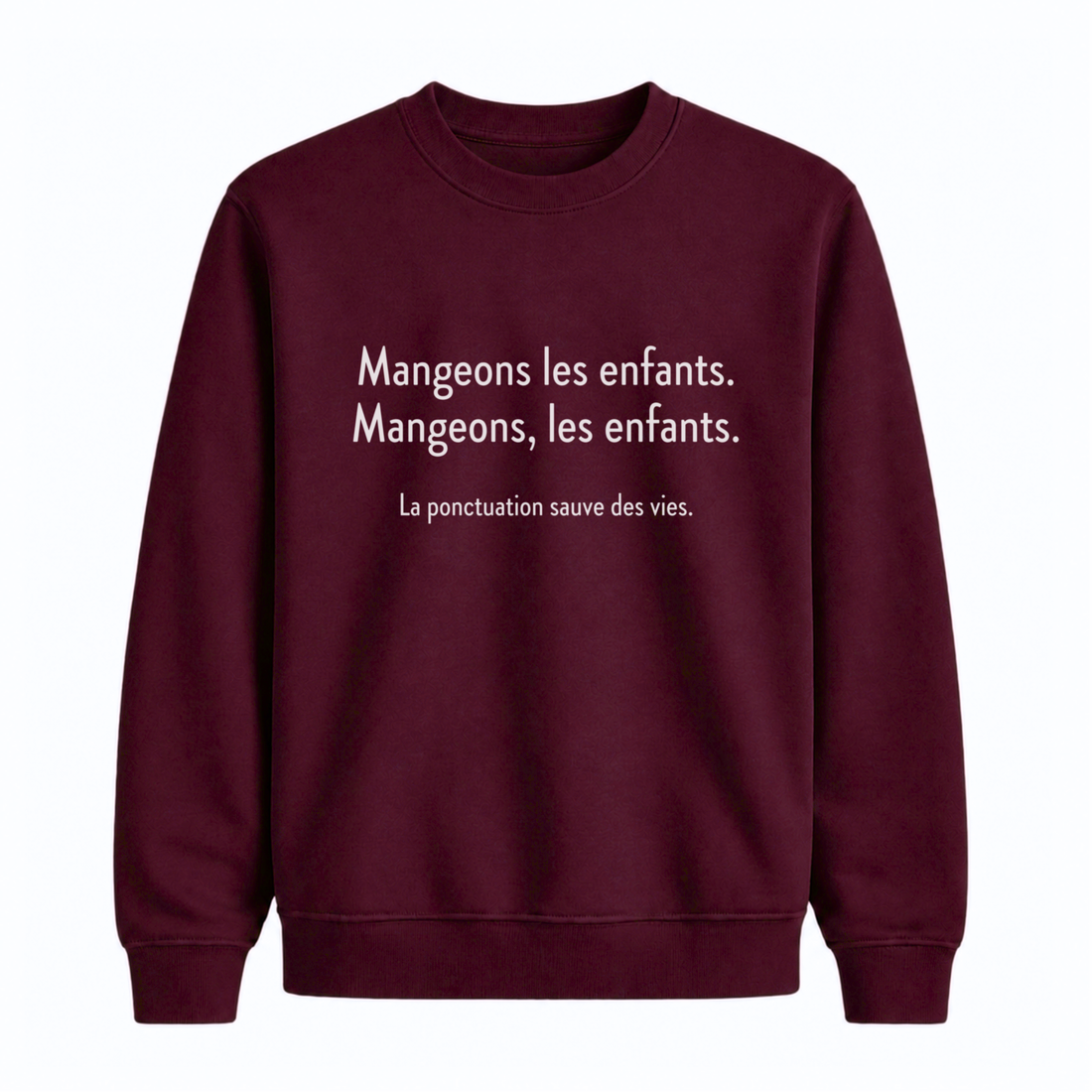 Sweatshirt Mangeons Les Enfants