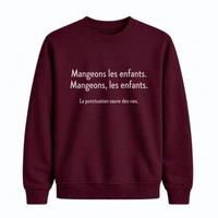 Sweatshirt Mangeons Les Enfants