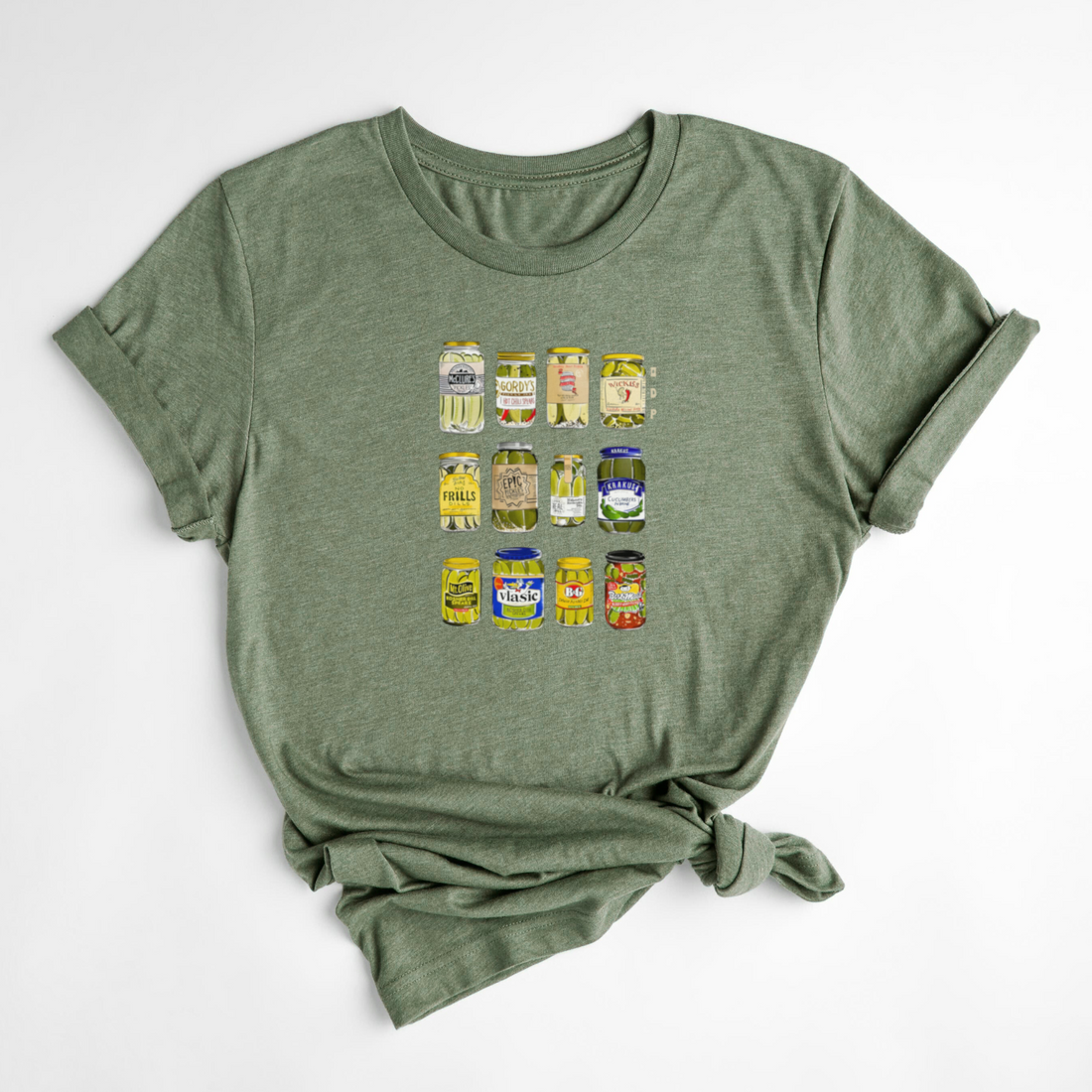 T-SHIRT CORNICHONS - OLIVE