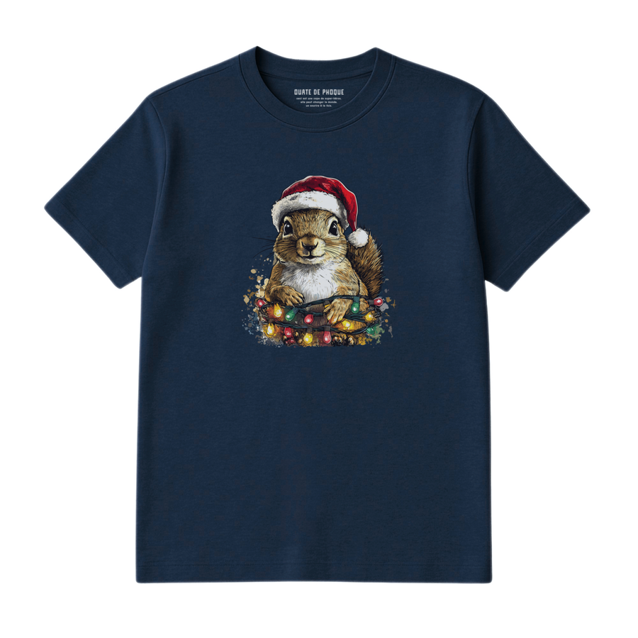 T-Shirt Écureuil Noël