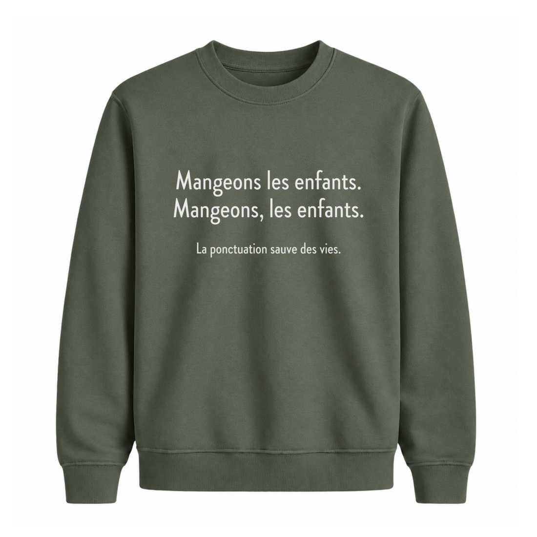 Sweatshirt Mangeons Les Enfants