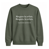 Sweatshirt Mangeons Les Enfants