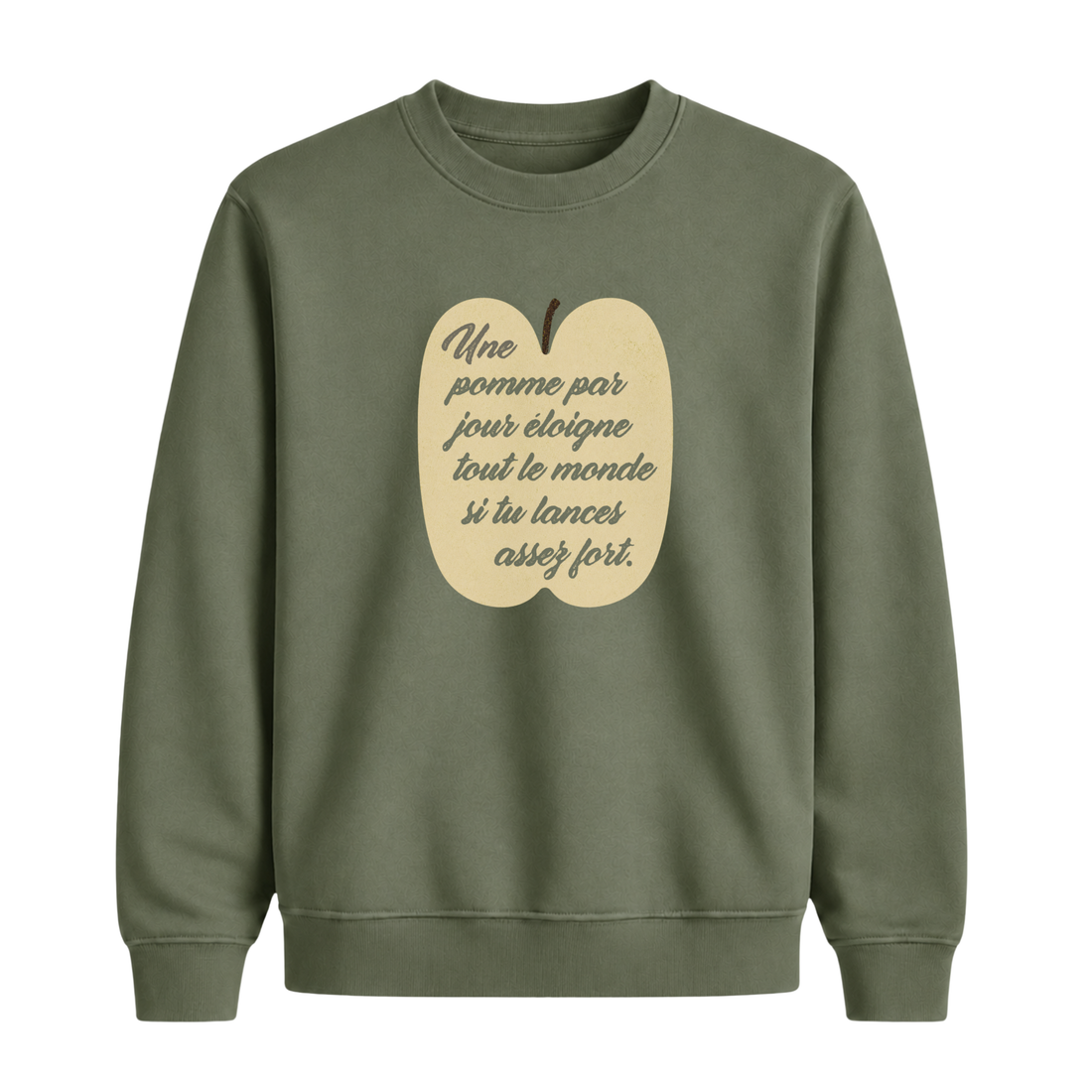 Sweatshirt Une Pomme Par Jour