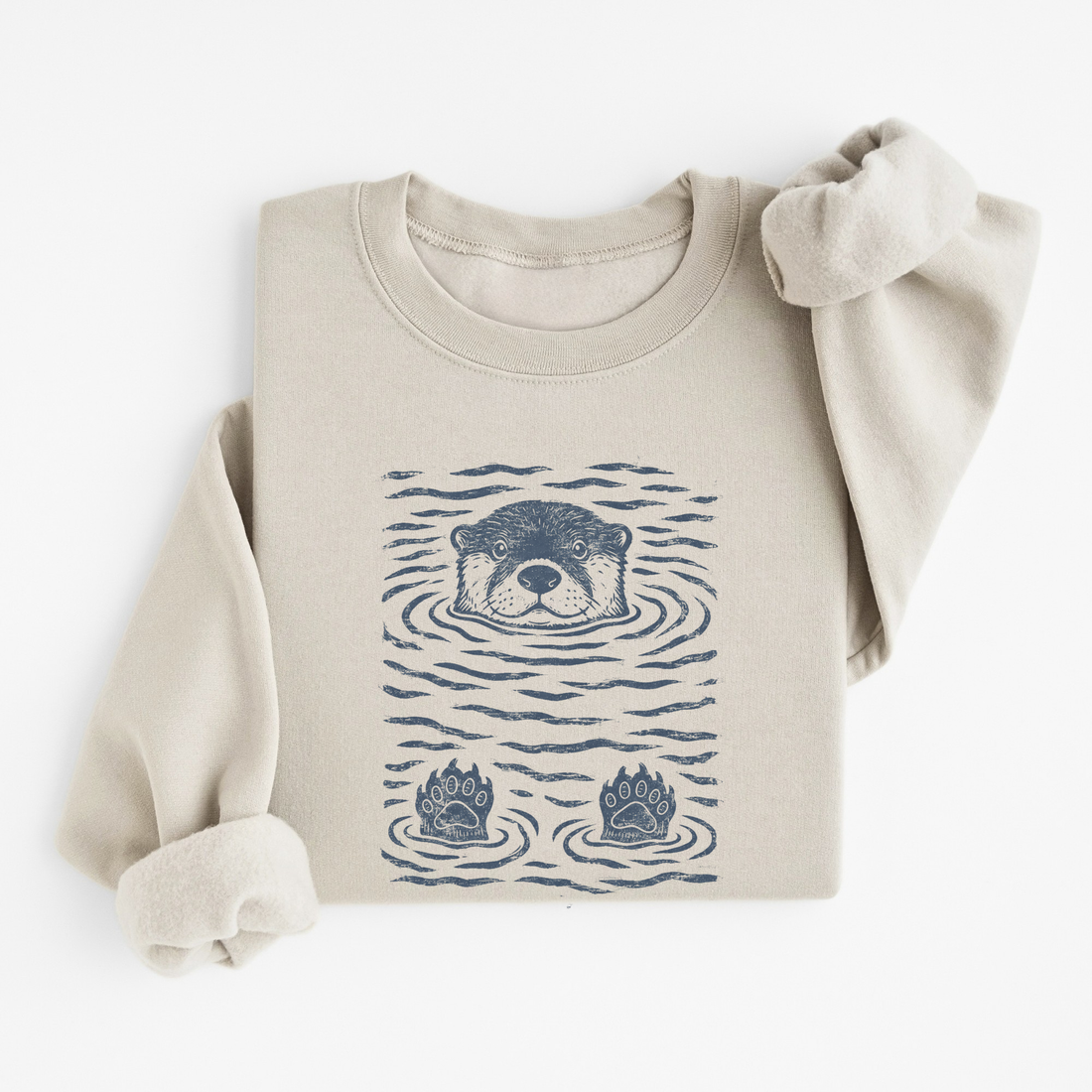 Sweatshirt Loutre Vintage