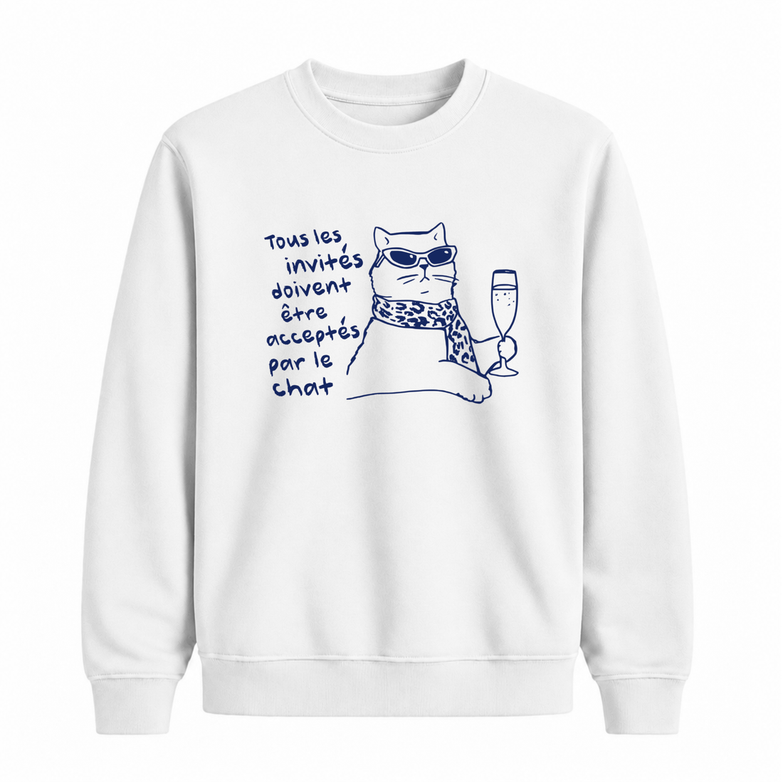 Sweatshirt Invités Chat