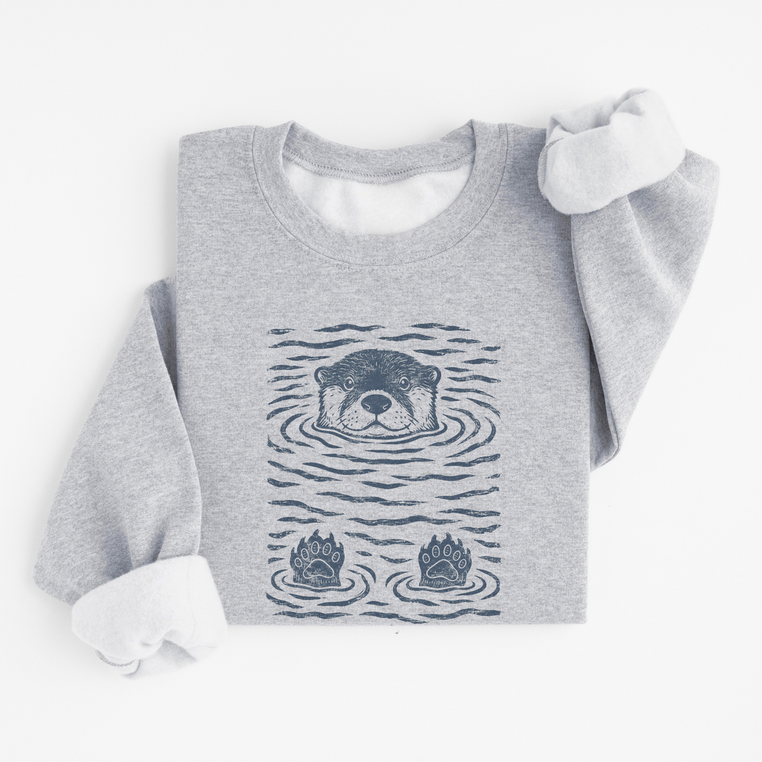 Sweatshirt Loutre Vintage