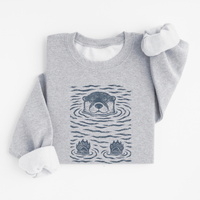 Sweatshirt Loutre Vintage