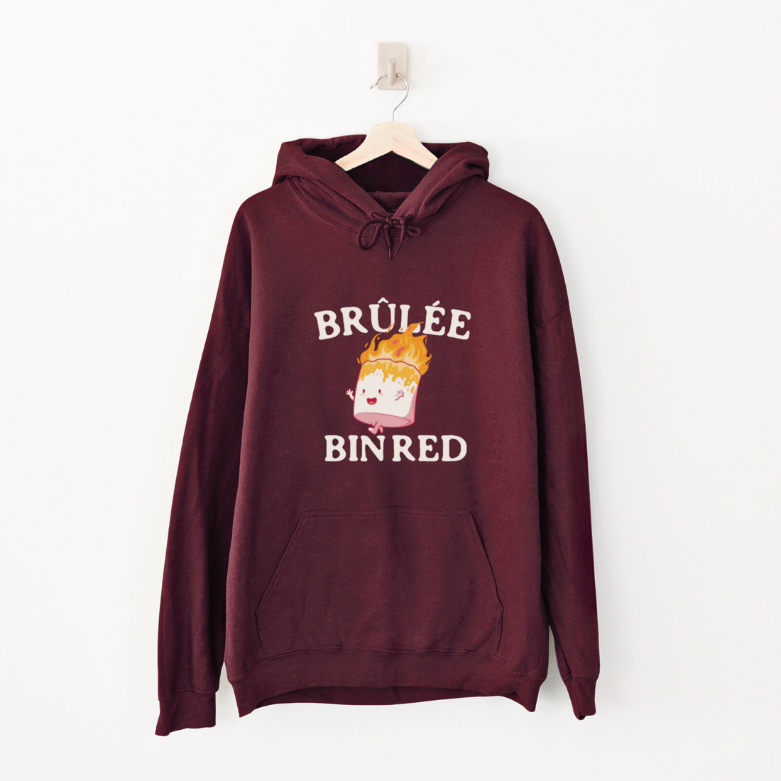 HOODIE BRÛLÉE BIN RED