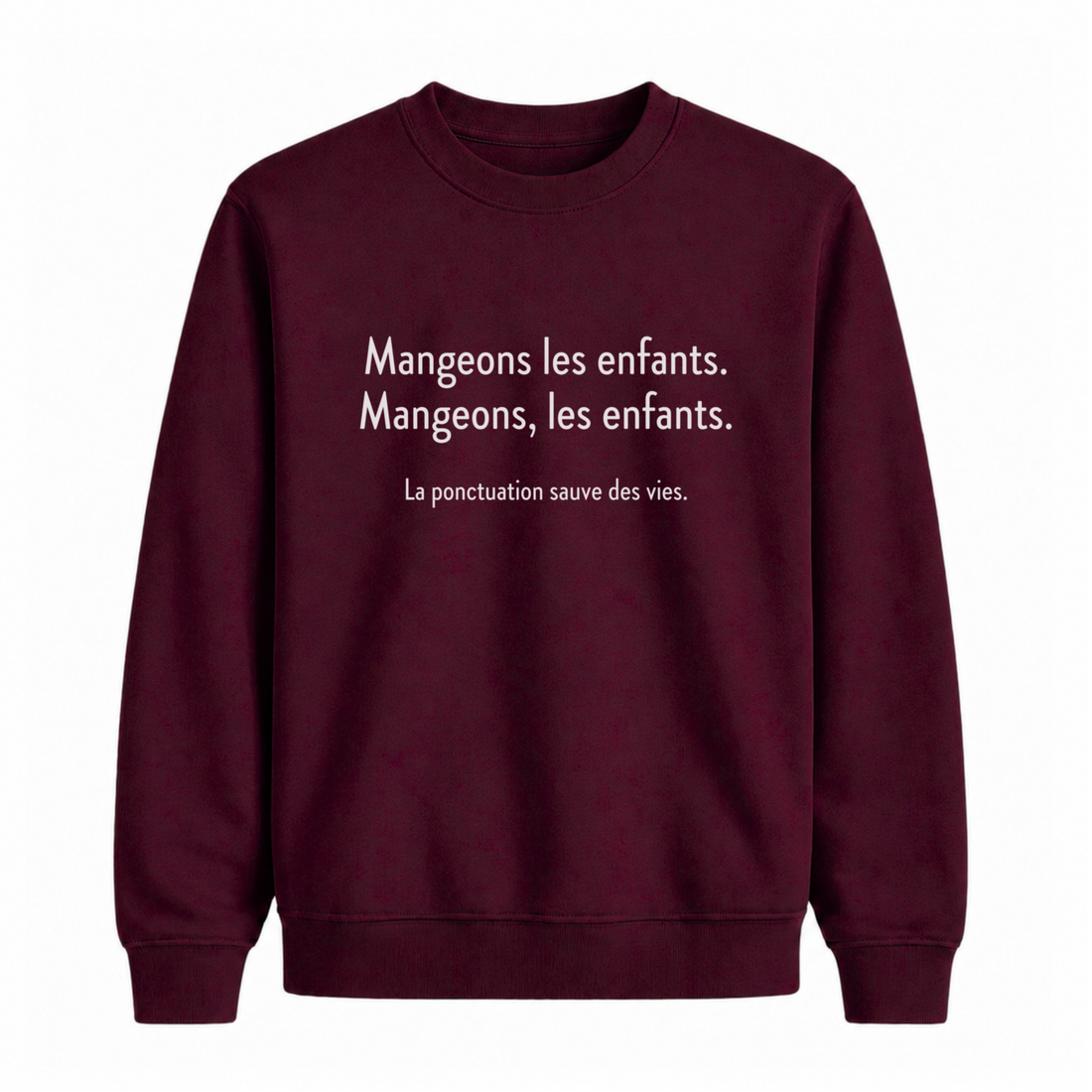 Sweatshirt Mangeons Les Enfants